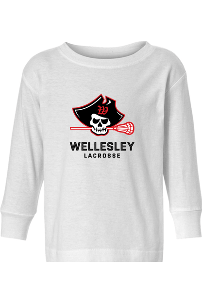 Wellesley Lacrosse Toddler Long Sleeve T-Shirt Signature Lacrosse