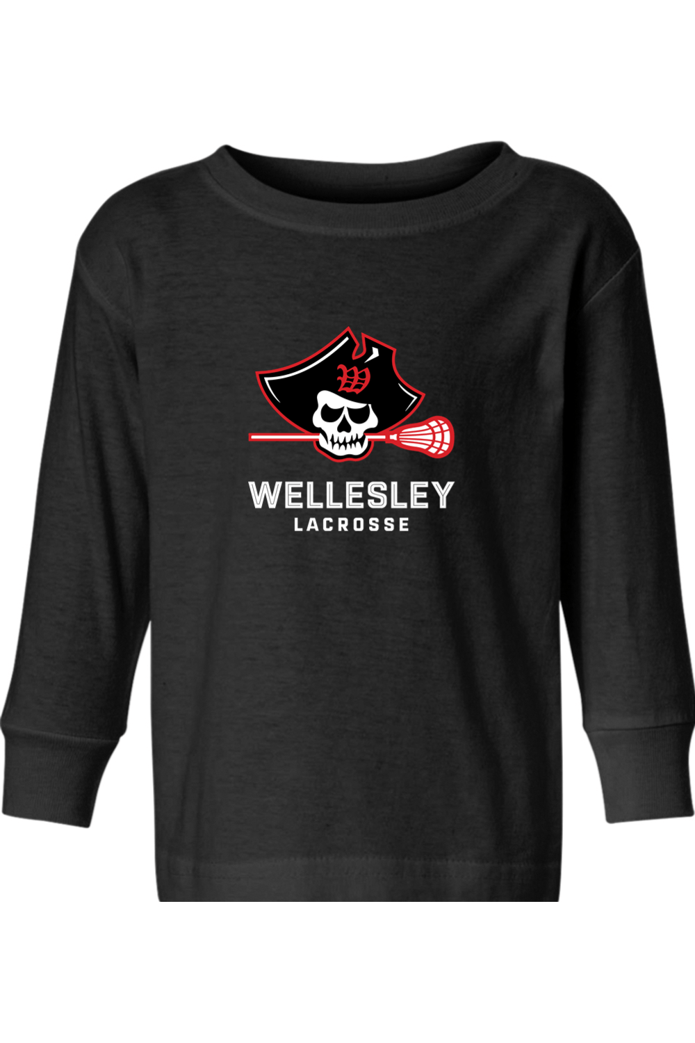 Wellesley Lacrosse Toddler Long Sleeve T-Shirt Signature Lacrosse