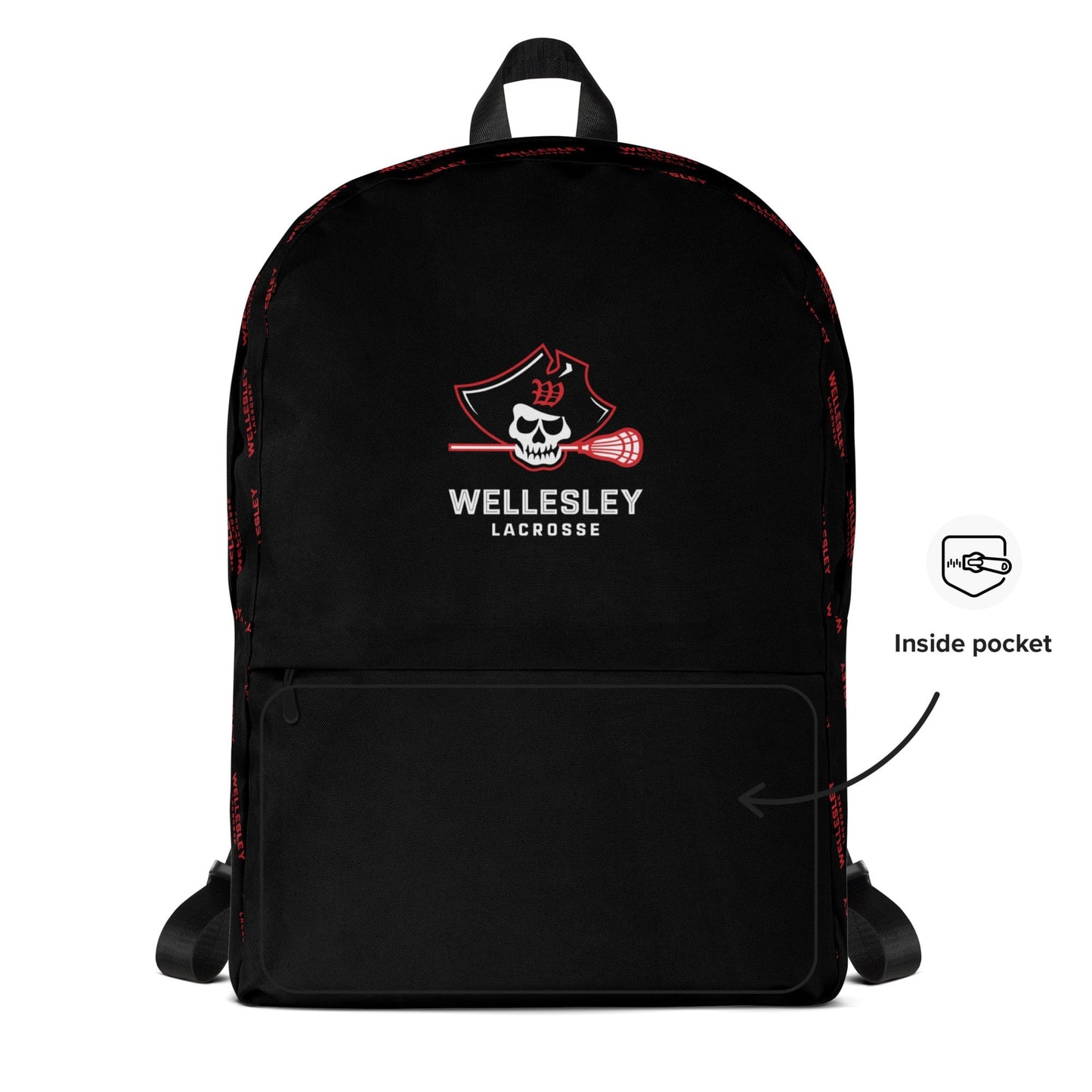 Wellesley Lacrosse Travel Backpack Signature Lacrosse