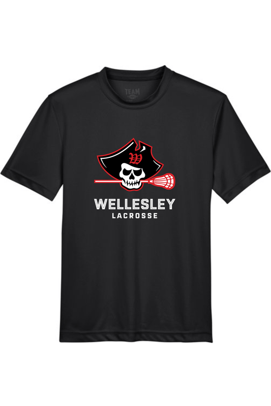 Wellesley Lacrosse Youth Athletic T-Shirt Signature Lacrosse