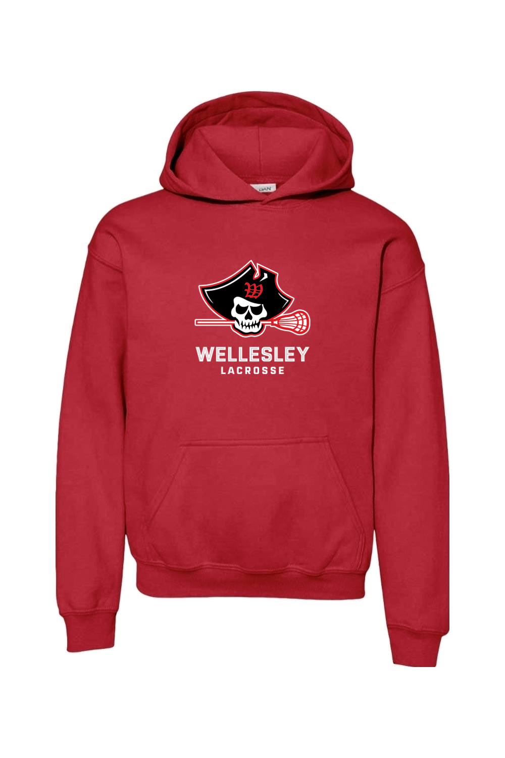 Wellesley Lacrosse Youth Hoodie Signature Lacrosse