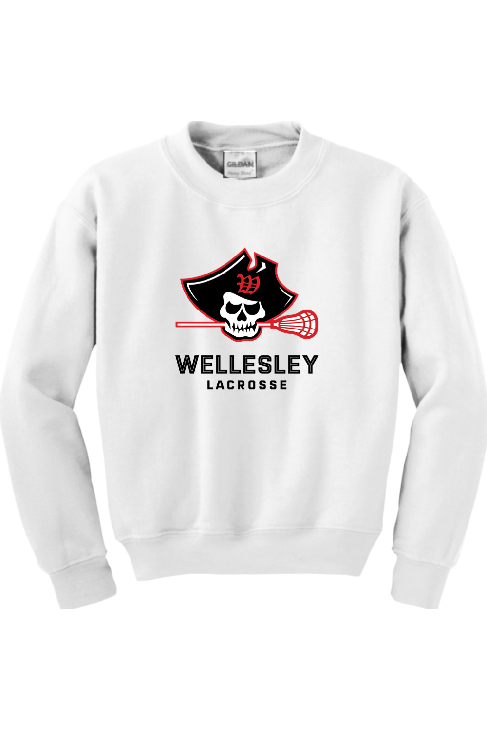 Wellesley Lacrosse Youth Sweatshirt Signature Lacrosse