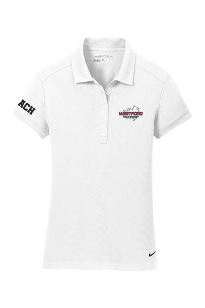 Westford Youth Field Hockey Nike Ladies Dri-FIT Solid Icon Pique Modern Fit Polo Signature Lacrosse