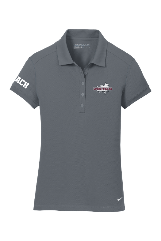 Westford Youth Field Hockey Nike Ladies Dri-FIT Solid Icon Pique Modern Fit Polo Signature Lacrosse
