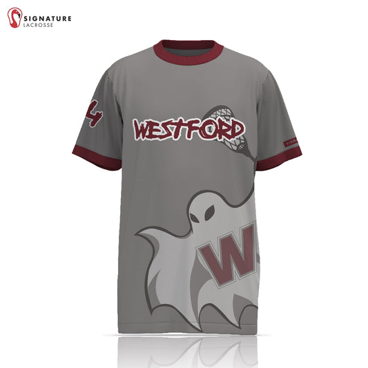 Westford Youth Lacrosse Player Short Sleeve Shooting Shirt Signature Lacrosse