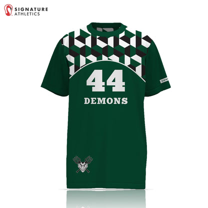 Westlake Lacrosse Men's Big Wave Green Short Sleeve Tech Tee Signature Lacrosse