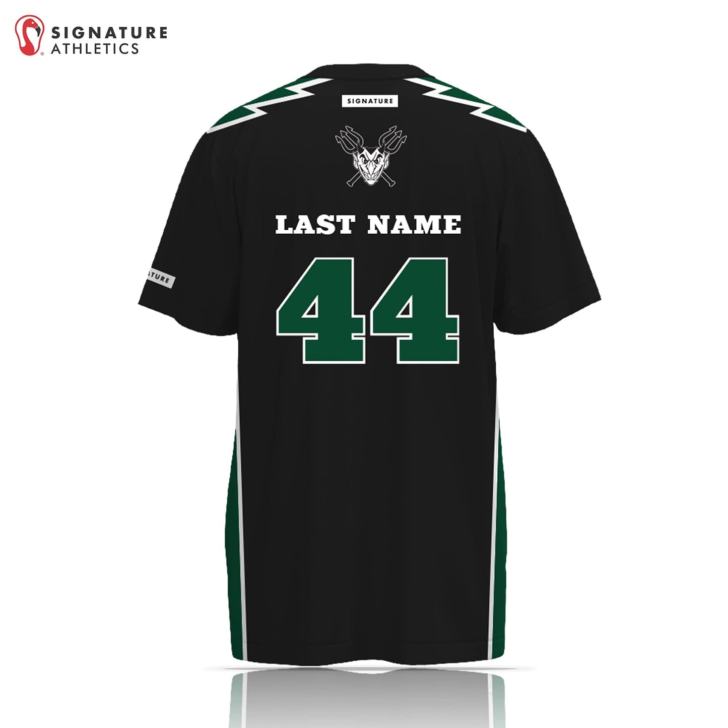 Westlake Lacrosse Men's Jagged Black Short Sleeve Tech Tee Signature Lacrosse