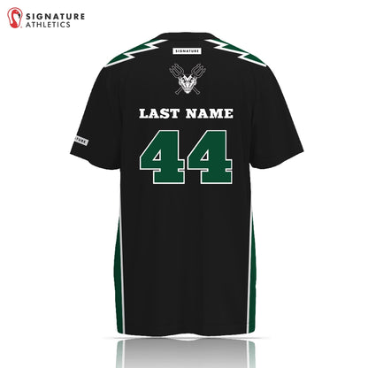 Westlake Lacrosse Men's Jagged Black Short Sleeve Tech Tee Signature Lacrosse