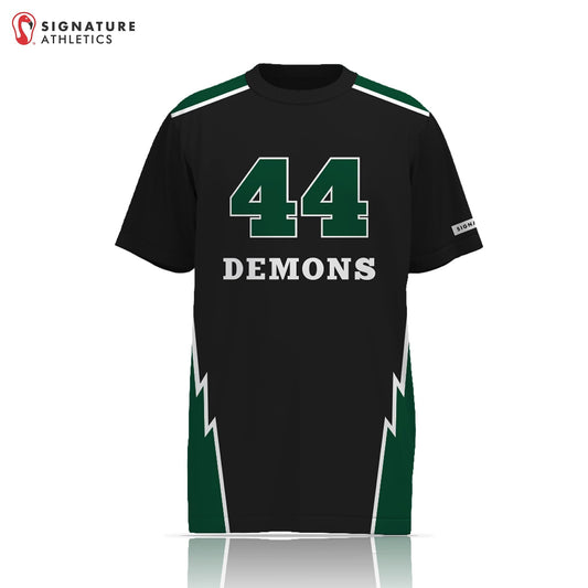 Westlake Lacrosse Men's Jagged Black Short Sleeve Tech Tee: N/A Signature Lacrosse