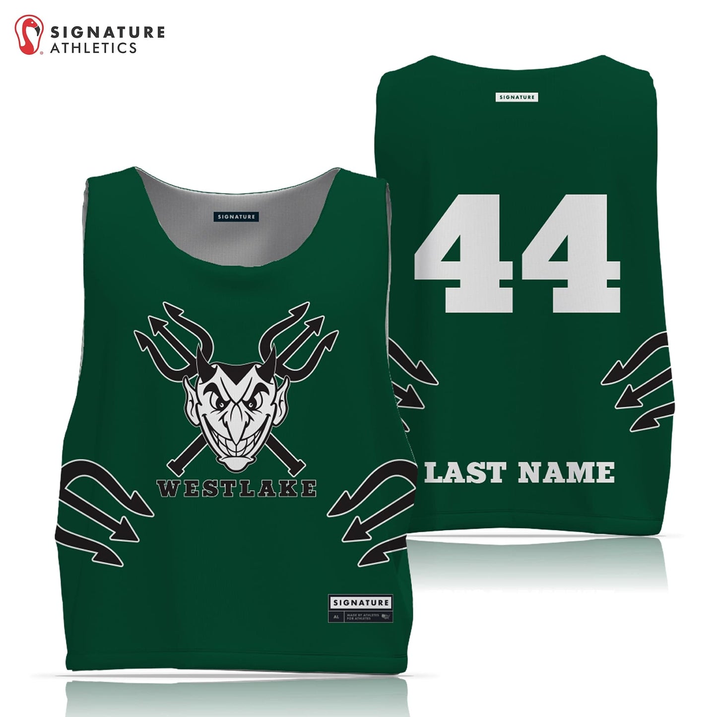 Westlake Lacrosse Men's Reversible Pinnie - Grade 2-4 Signature Lacrosse