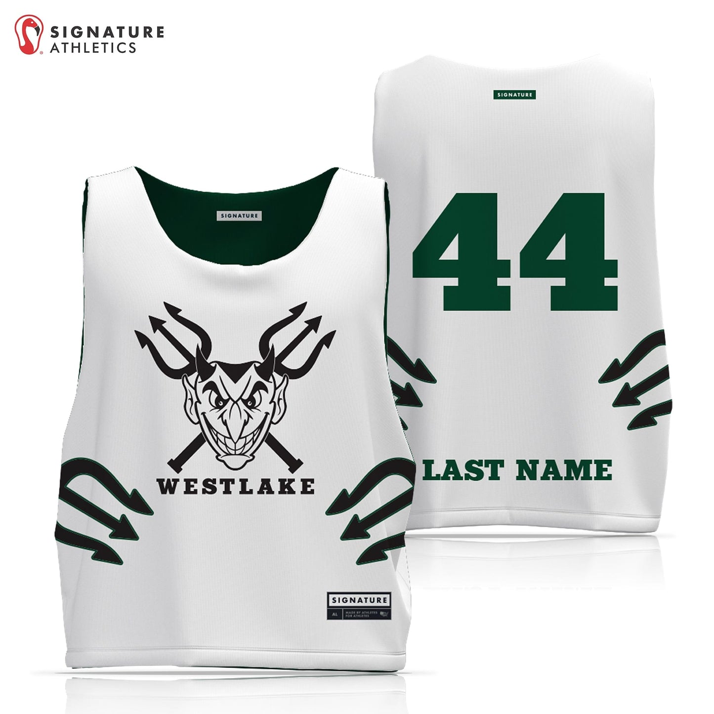 Westlake Lacrosse Men's Reversible Pinnie - Grade 2-4 Signature Lacrosse