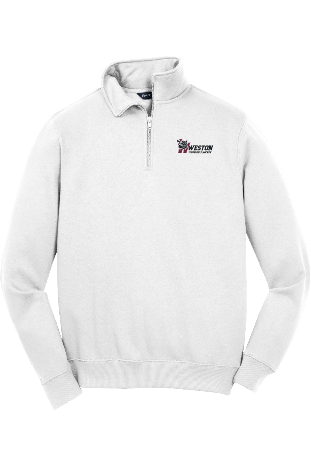 Weston Field Hockey Adult Embroidered Quarter-Zip Pullover Signature Lacrosse
