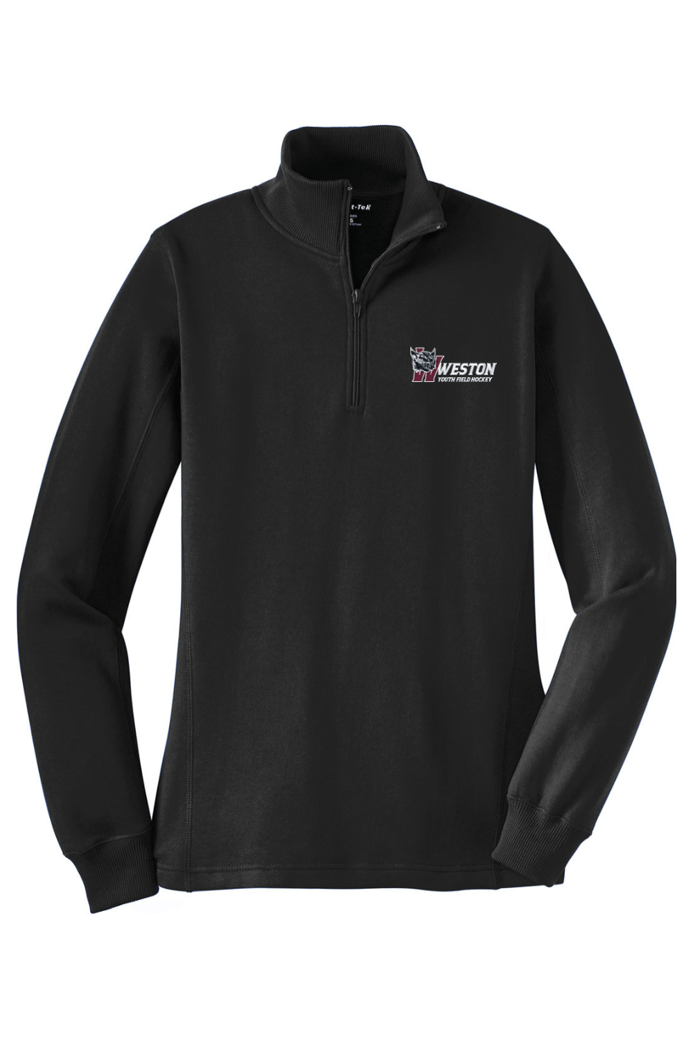 Weston Field Hockey Adult Women's Embroidered Quarter-Zip Pullover Signature Lacrosse