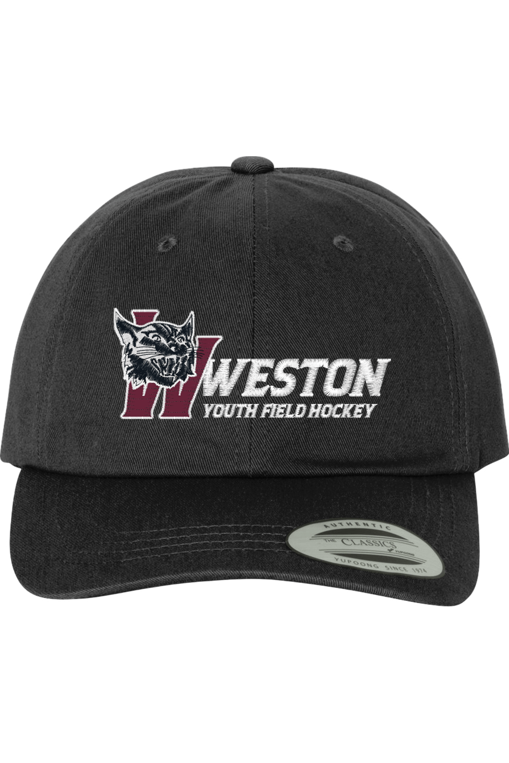 Weston Field Hockey Embroidered Dad Hat Signature Lacrosse