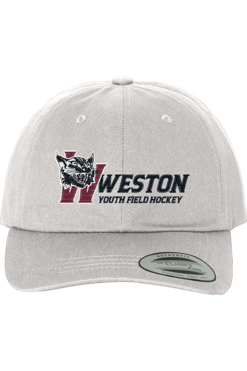 Weston Field Hockey Embroidered Dad Hat Signature Lacrosse