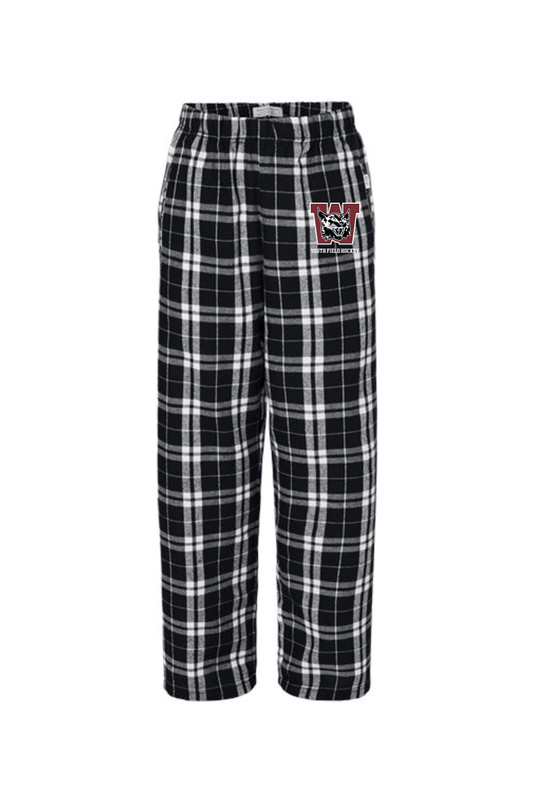Weston Field Hockey Youth Flannel Pants Signature Lacrosse