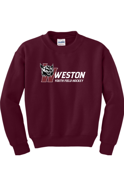Weston Field Hockey Youth Sweatshirt Signature Lacrosse