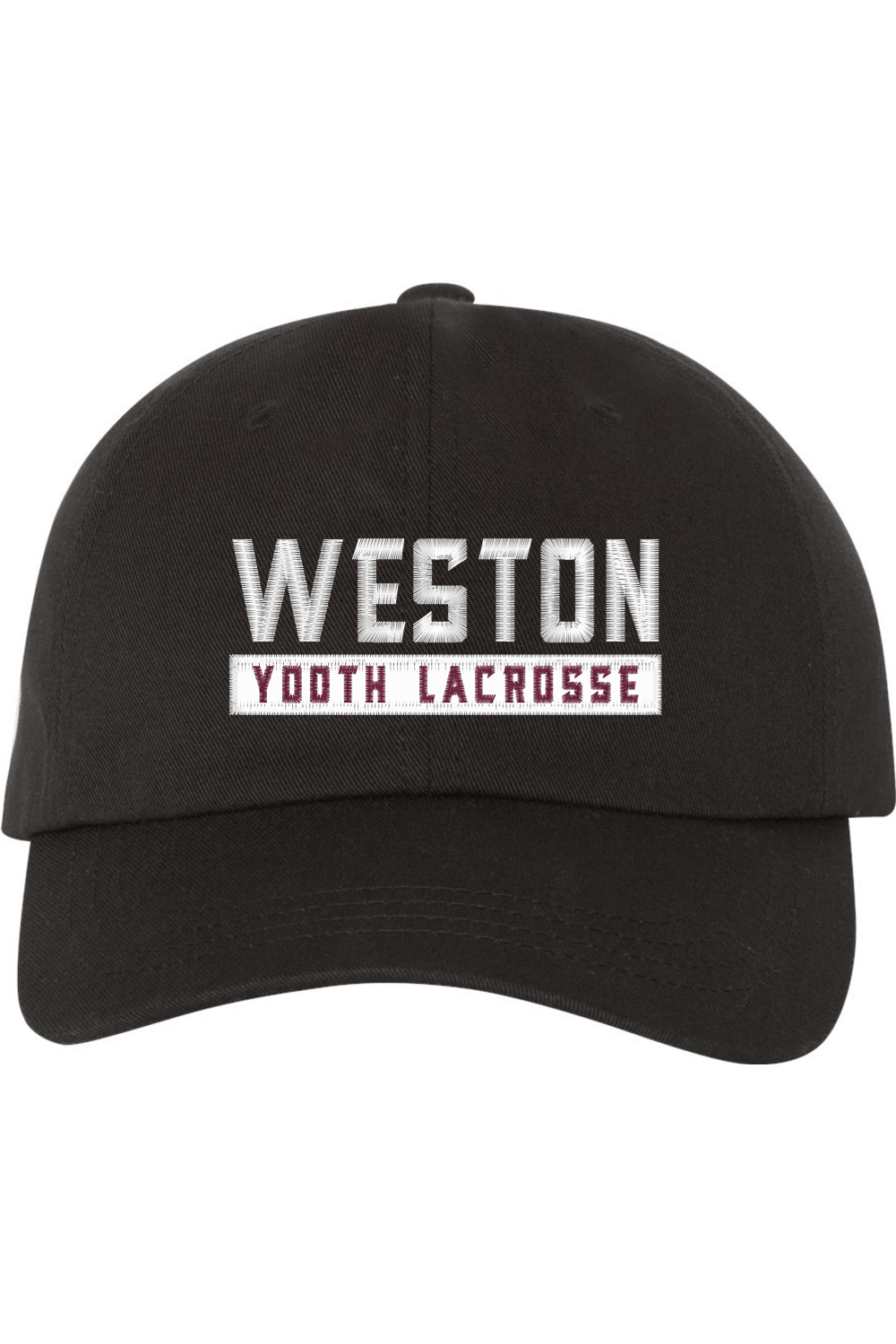 Weston Youth Lacrosse Embroidered Dad Hat Signature Lacrosse