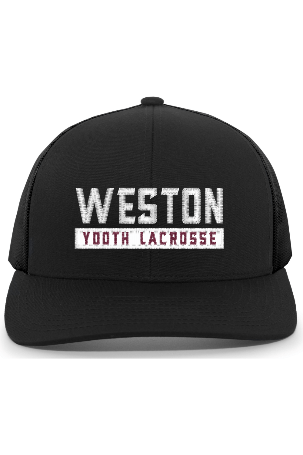 Weston Youth Lacrosse Embroidered Trucker Hat Signature Lacrosse