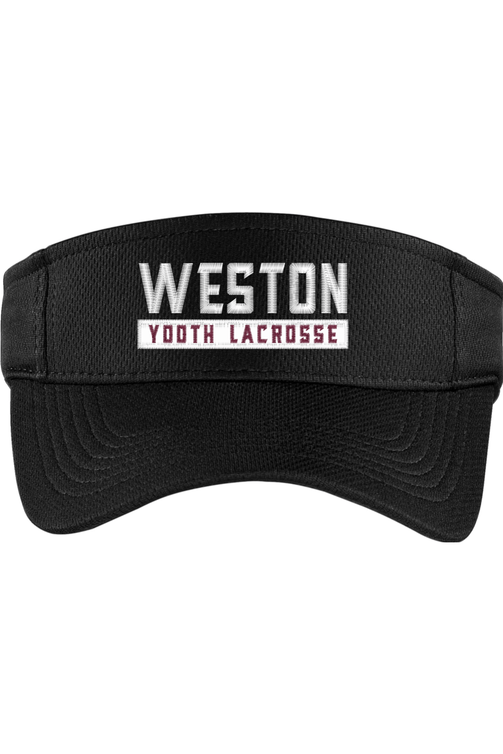 Weston Youth Lacrosse Embroidered Visor Signature Lacrosse