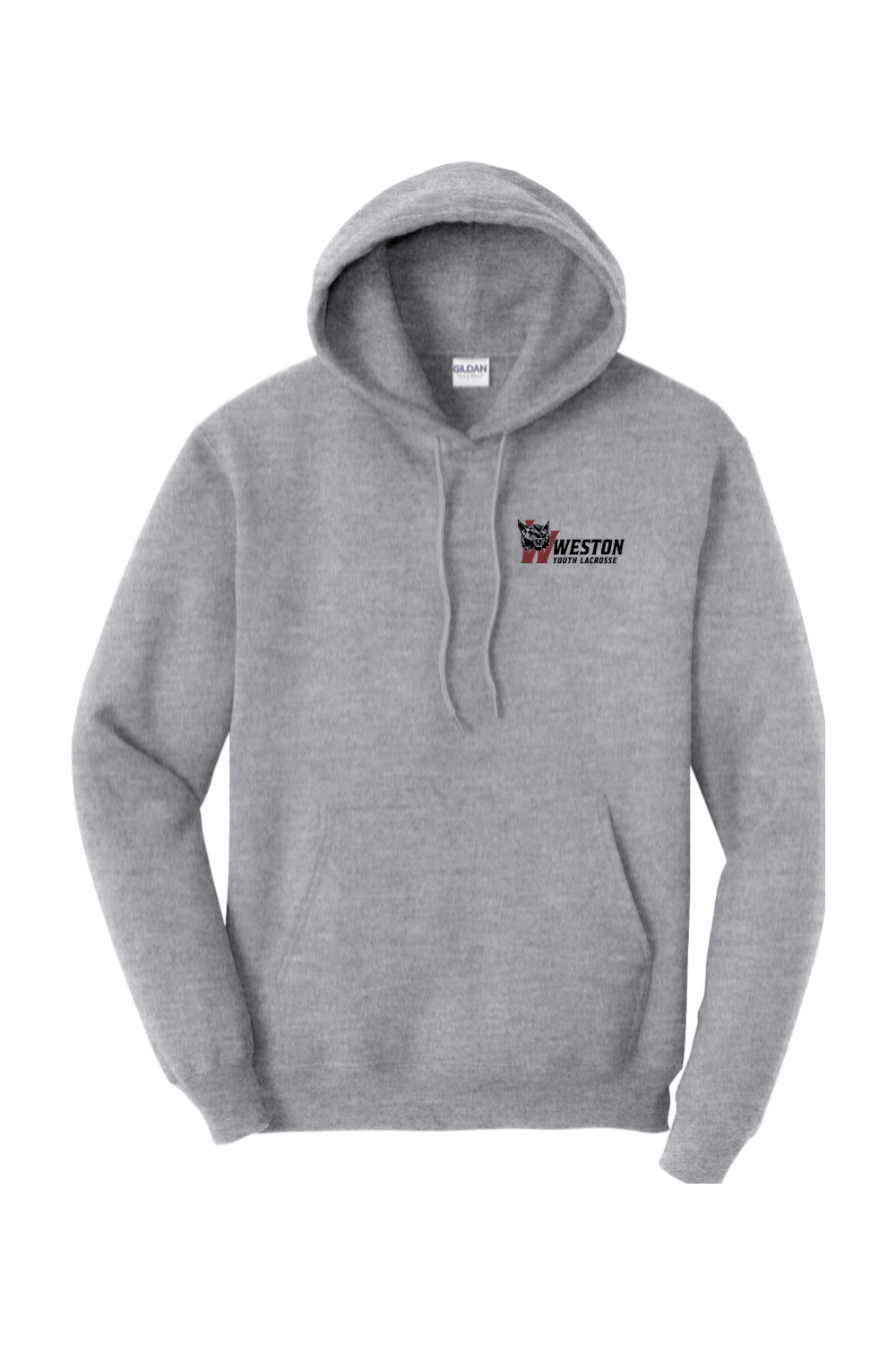 Weston Youth Lacrosse Gildan Heavy Blend Hooded Sweatshirt Signature Lacrosse