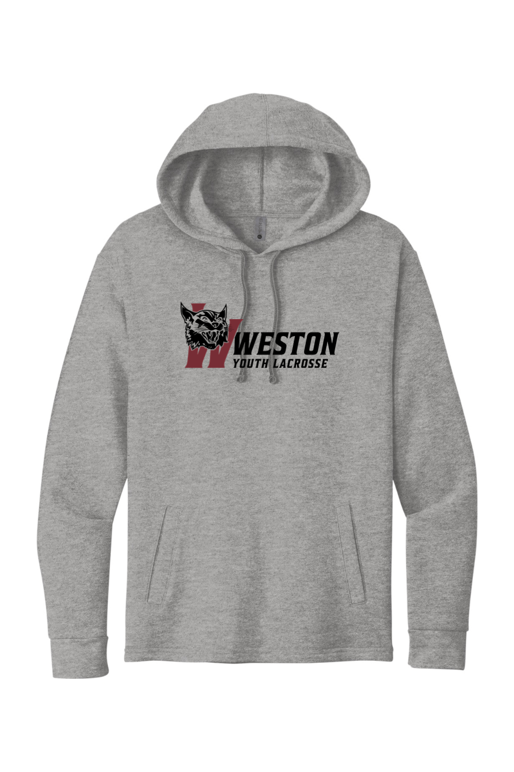 Weston Youth Lacrosse Next Level Malibu Welt Pocket Hoodie Signature Lacrosse