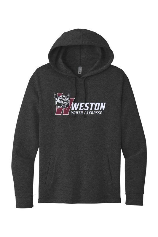Weston Youth Lacrosse Next Level Malibu Welt Pocket Hoodie Signature Lacrosse