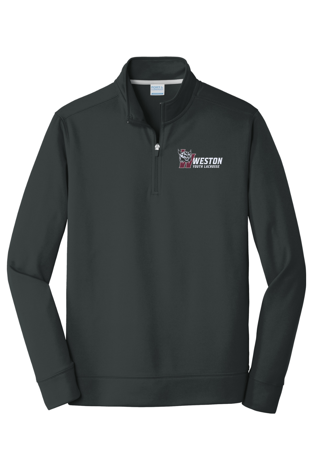 Weston Youth Lacrosse Port & Company Performance Fleece 1/4-Zip Pullover Sweatshirt Signature Lacrosse