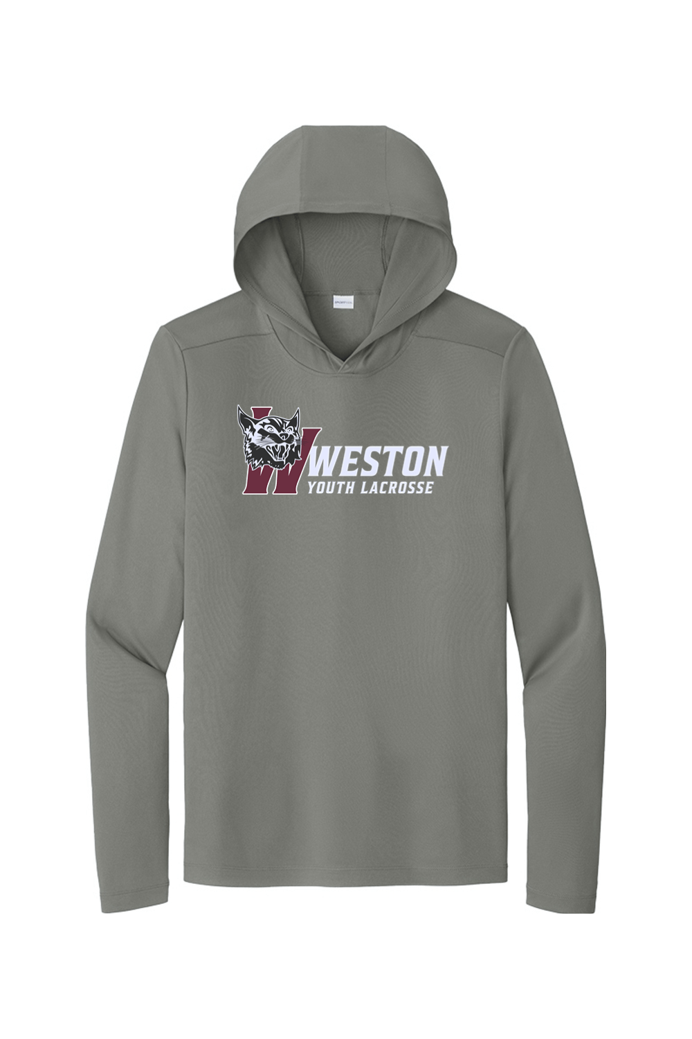 Weston Youth Lacrosse Sport-Tek Posi-UV Pro Long Sleeve Hoodie Signature Lacrosse
