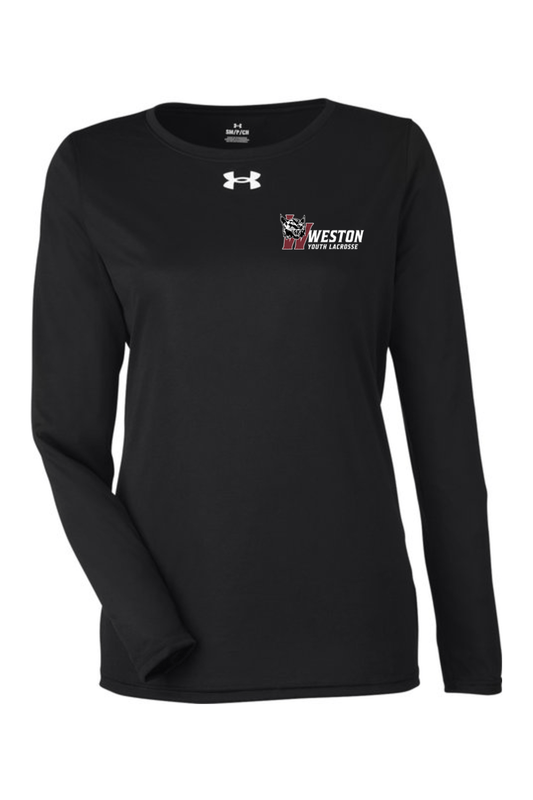 Weston Youth Lacrosse Under Armour Ladies' Team Tech Long-Sleeve T-Shirt Signature Lacrosse