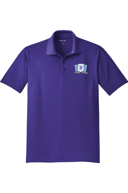 Wild Cards Lacrosse Adult Embroidered Athletic Polo Signature Lacrosse