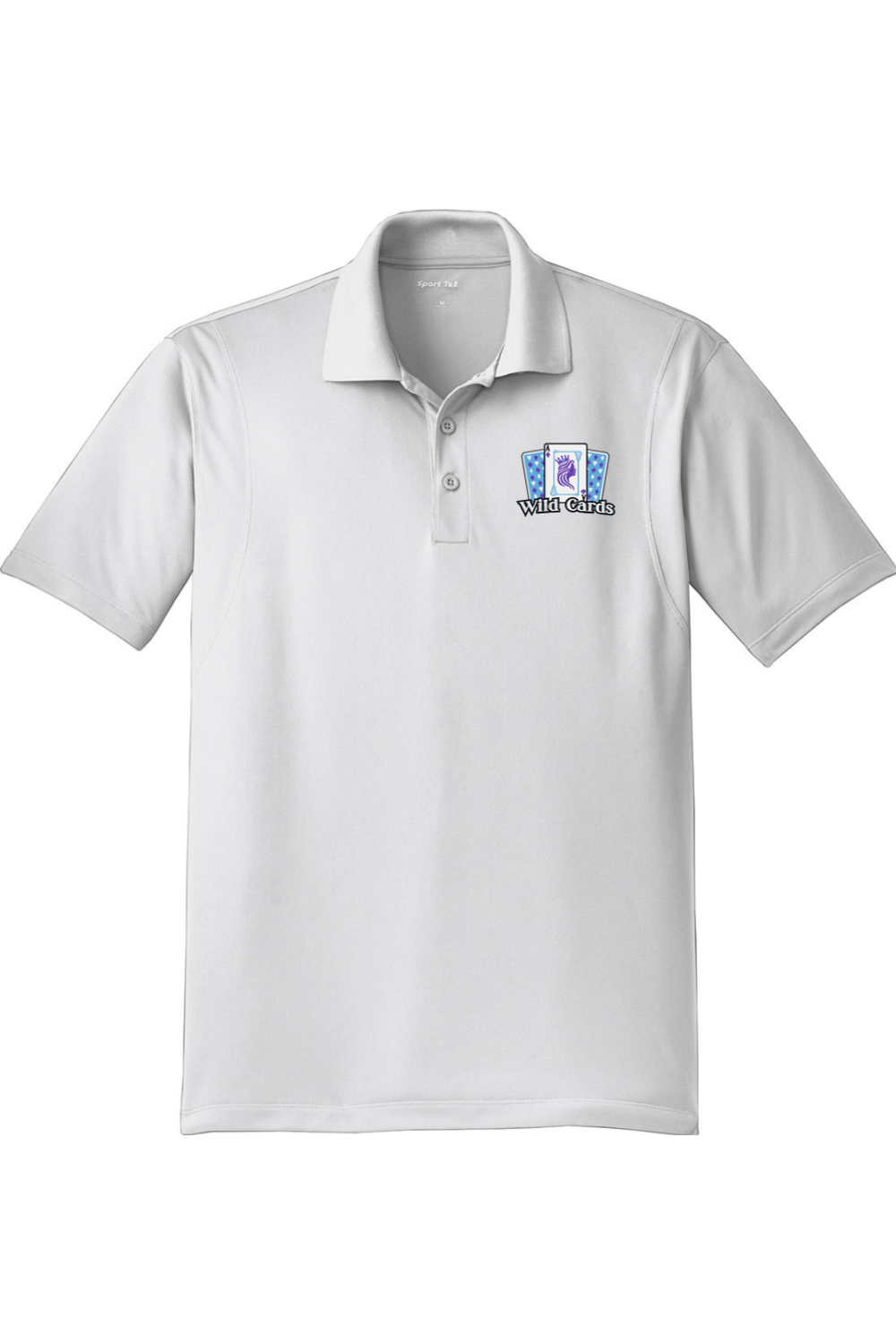 Wild Cards Lacrosse Adult Embroidered Athletic Polo Signature Lacrosse