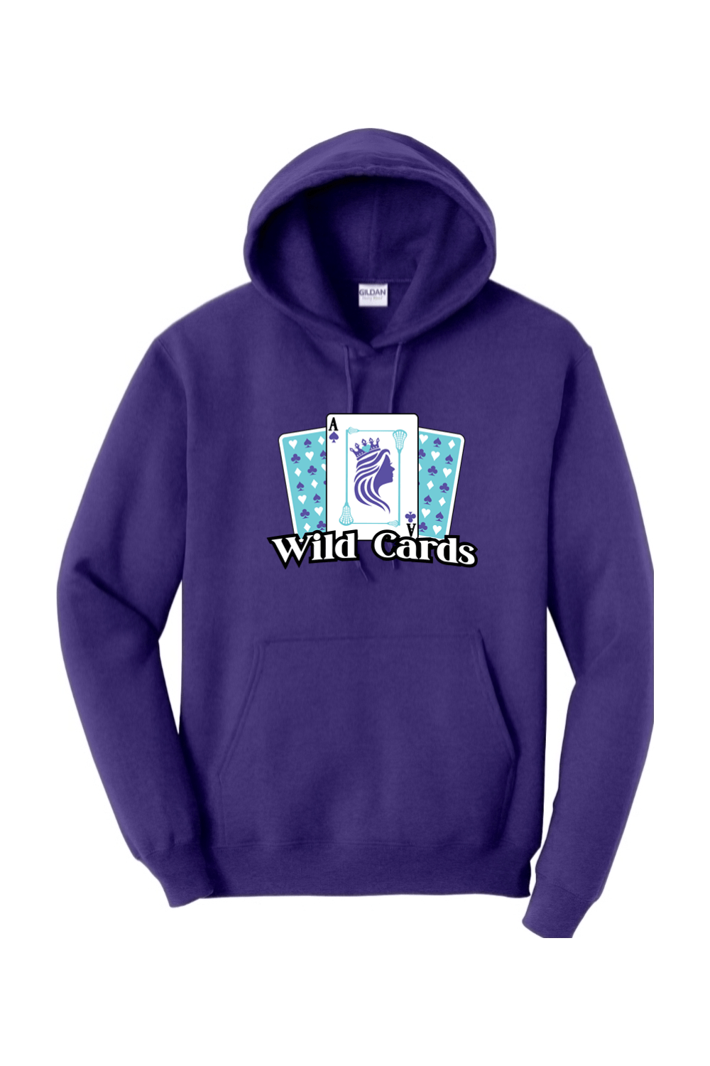 Wild Cards Lacrosse Adult Heavyweight Hoodie Signature Lacrosse