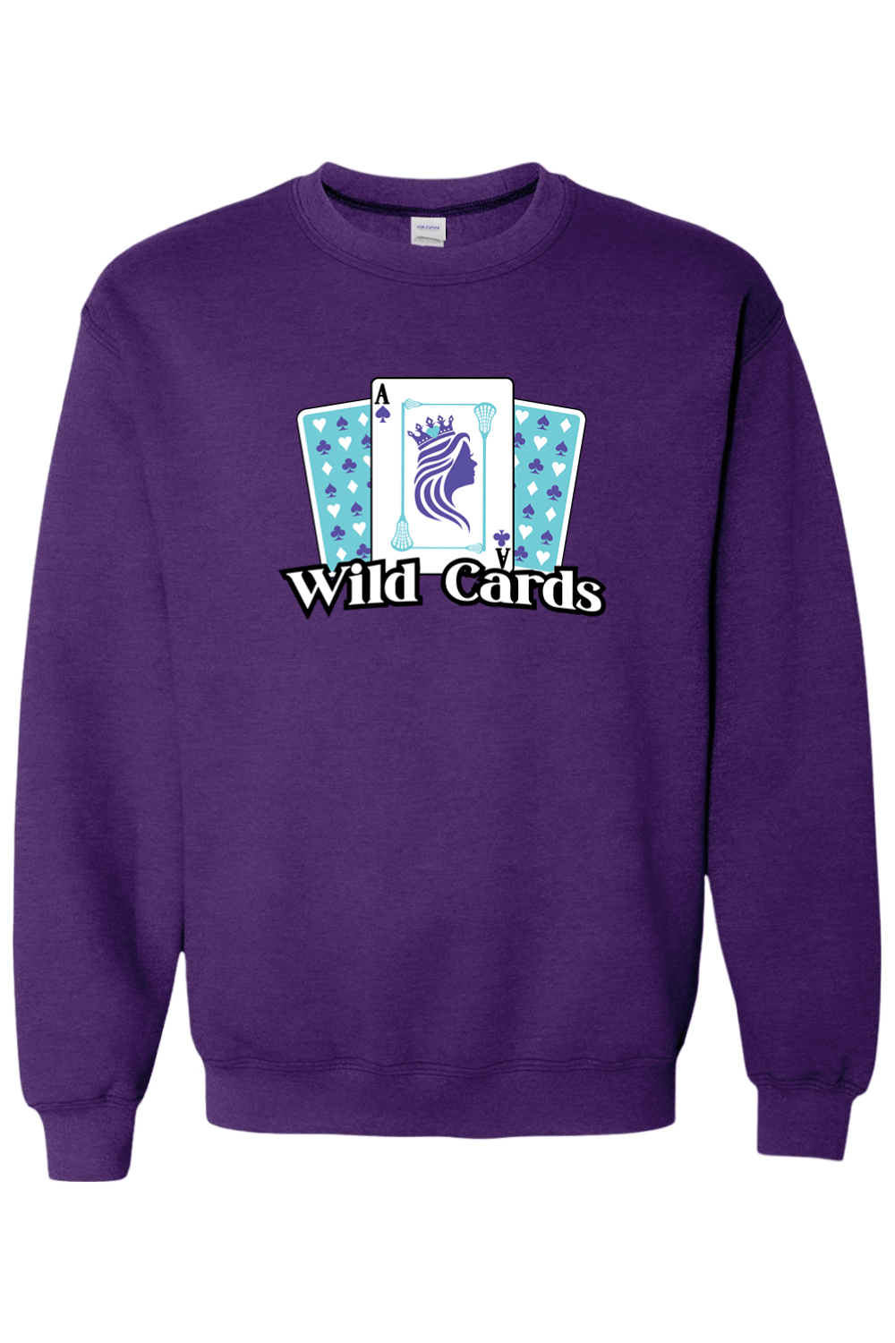 Wild Cards Lacrosse Adult Heavyweight Sweatshirt Signature Lacrosse
