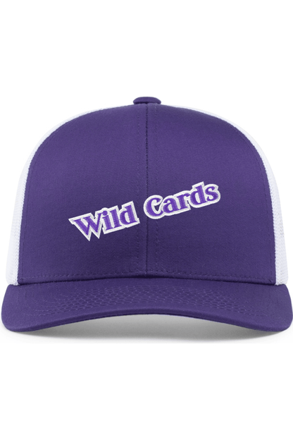 Wild Cards Lacrosse Embroidered Trucker Hat Signature Lacrosse