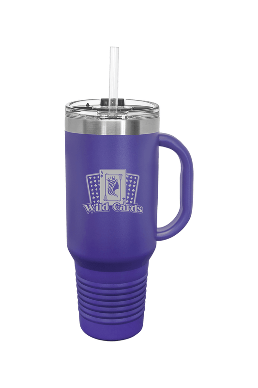 Wild Cards Lacrosse Insulated Travel Mug Signature Lacrosse
