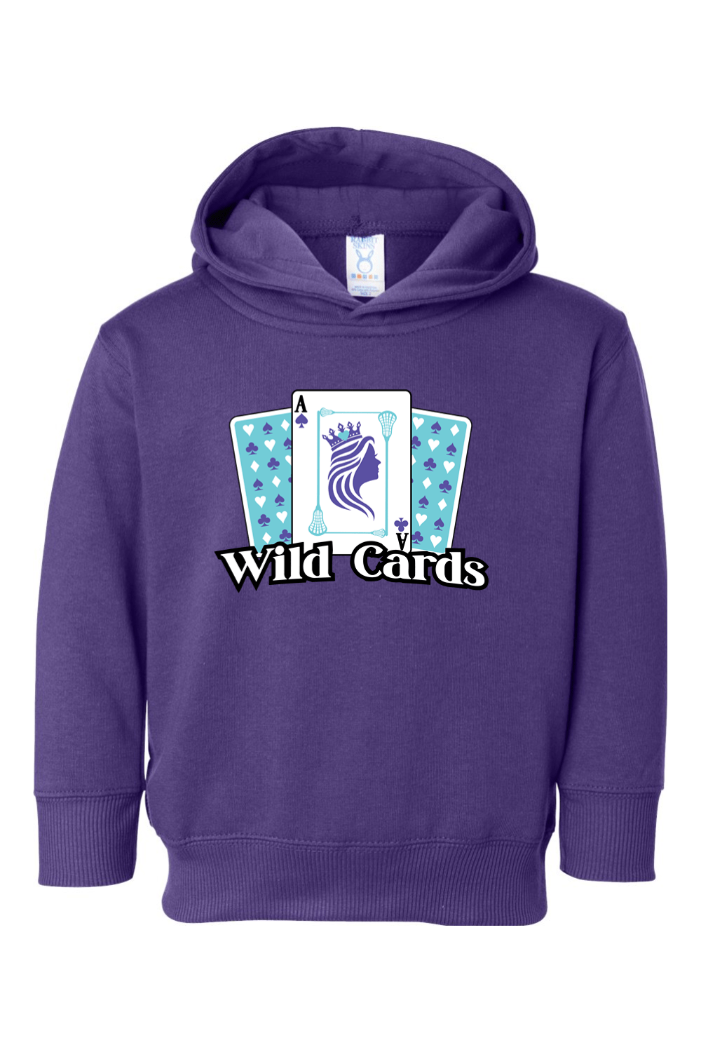 Wild Cards Lacrosse Toddler Fleece Hoodie Signature Lacrosse