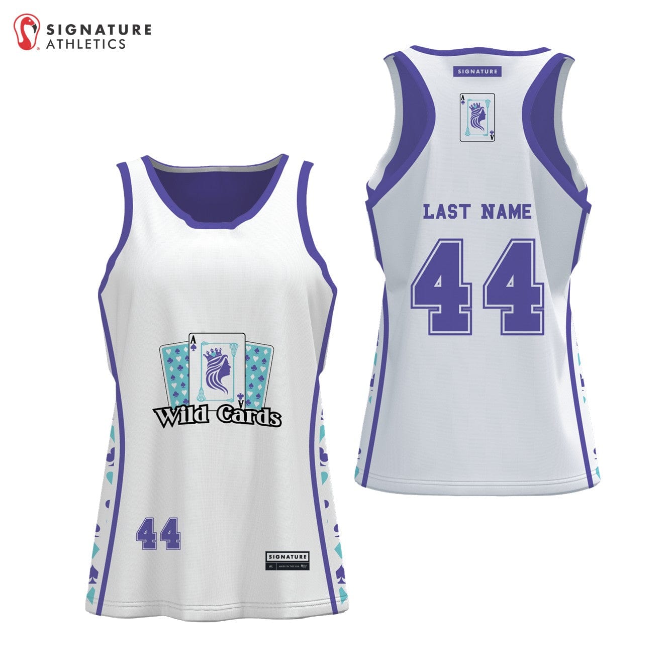 Wild Cards Lacrosse Women's 2 Piece Player Package Signature Lacrosse