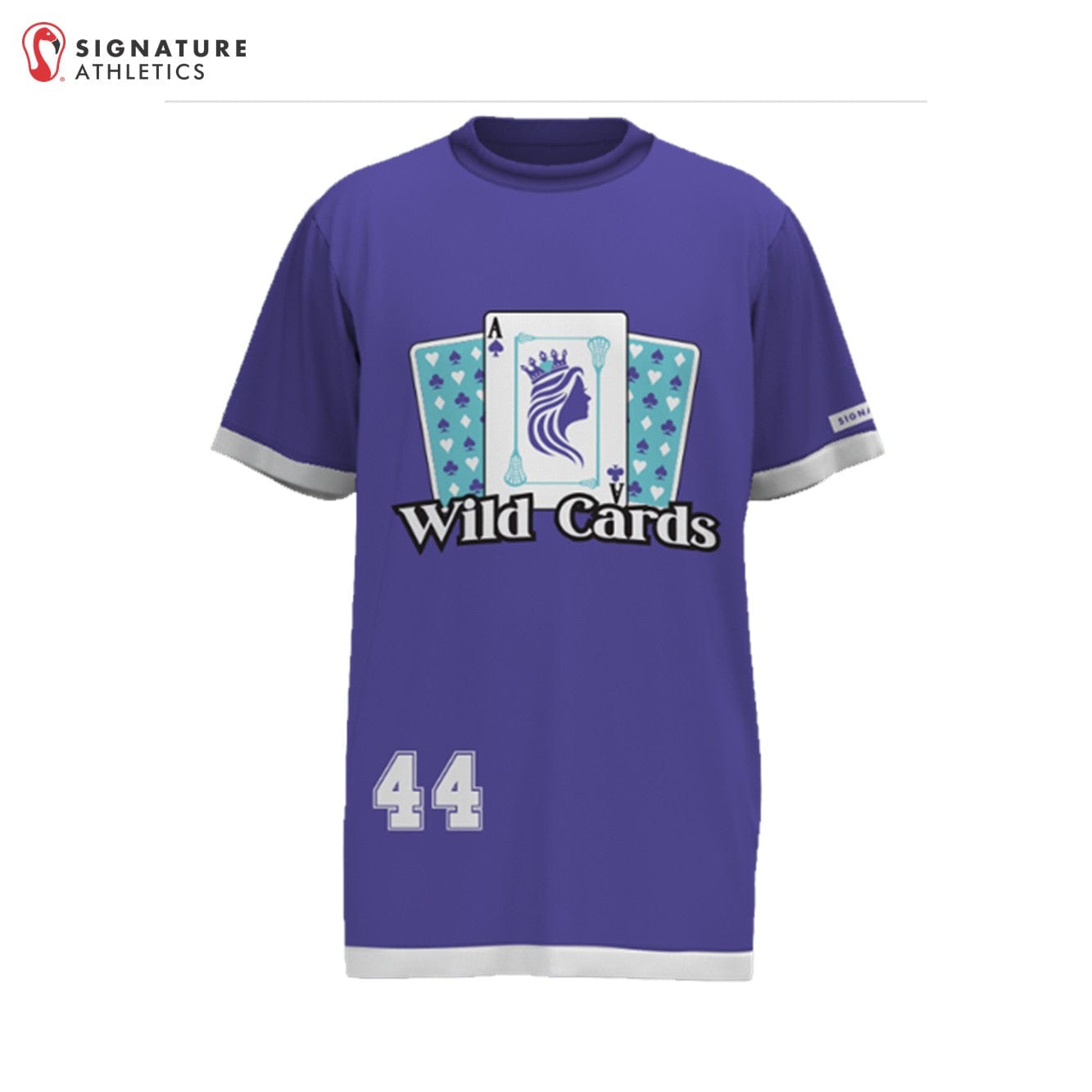 Wild Cards Lacrosse Women's Short Sleeve Tech Tee Signature Lacrosse