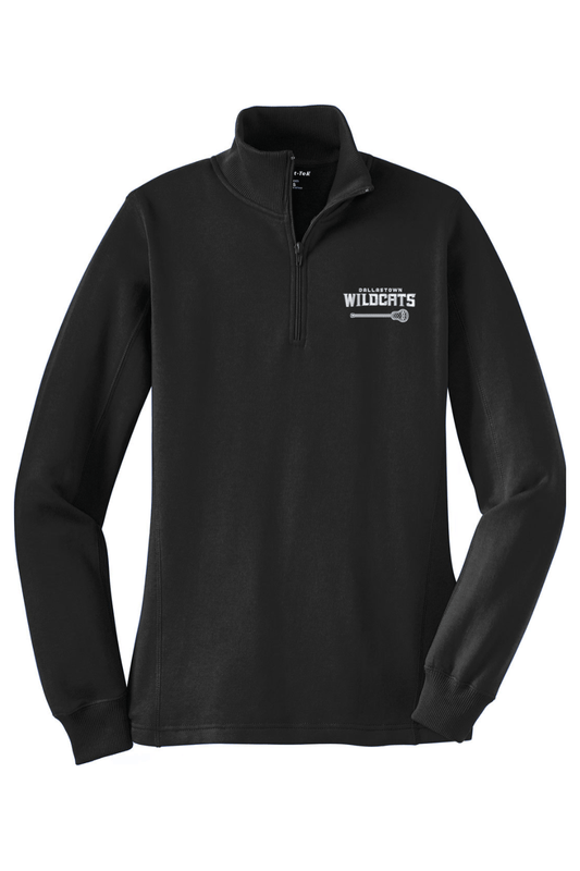 Wildcats Lacrosse Adult Women's Embroidered Quarter-Zip Pullover Signature Lacrosse