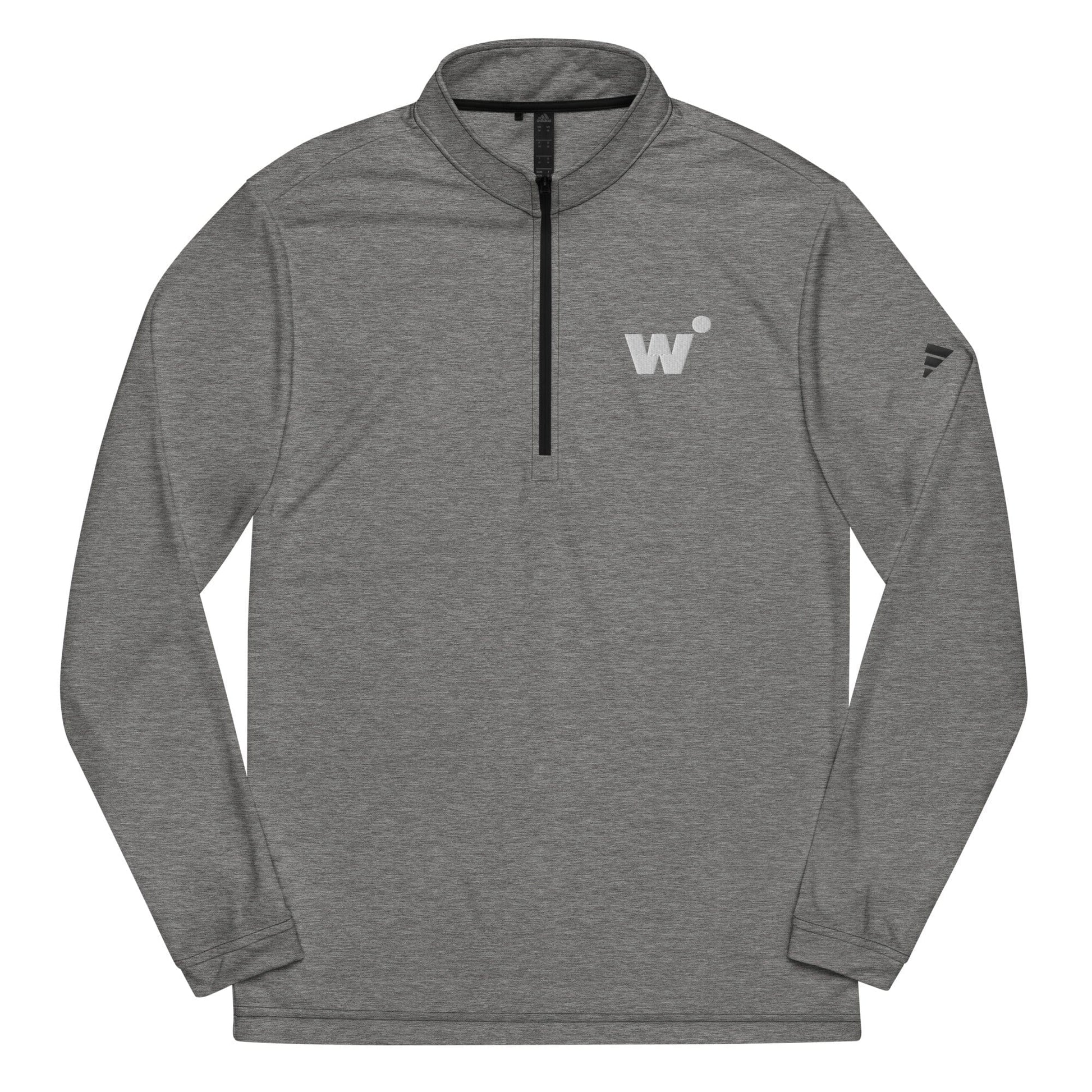 Wilson Embroidered adidas Quarter Zip Pullover Signature Lacrosse