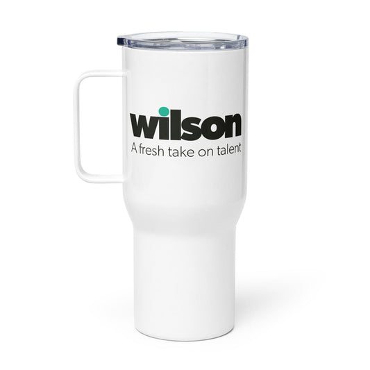 Wilson Travel Mug with a Handle Signature Lacrosse