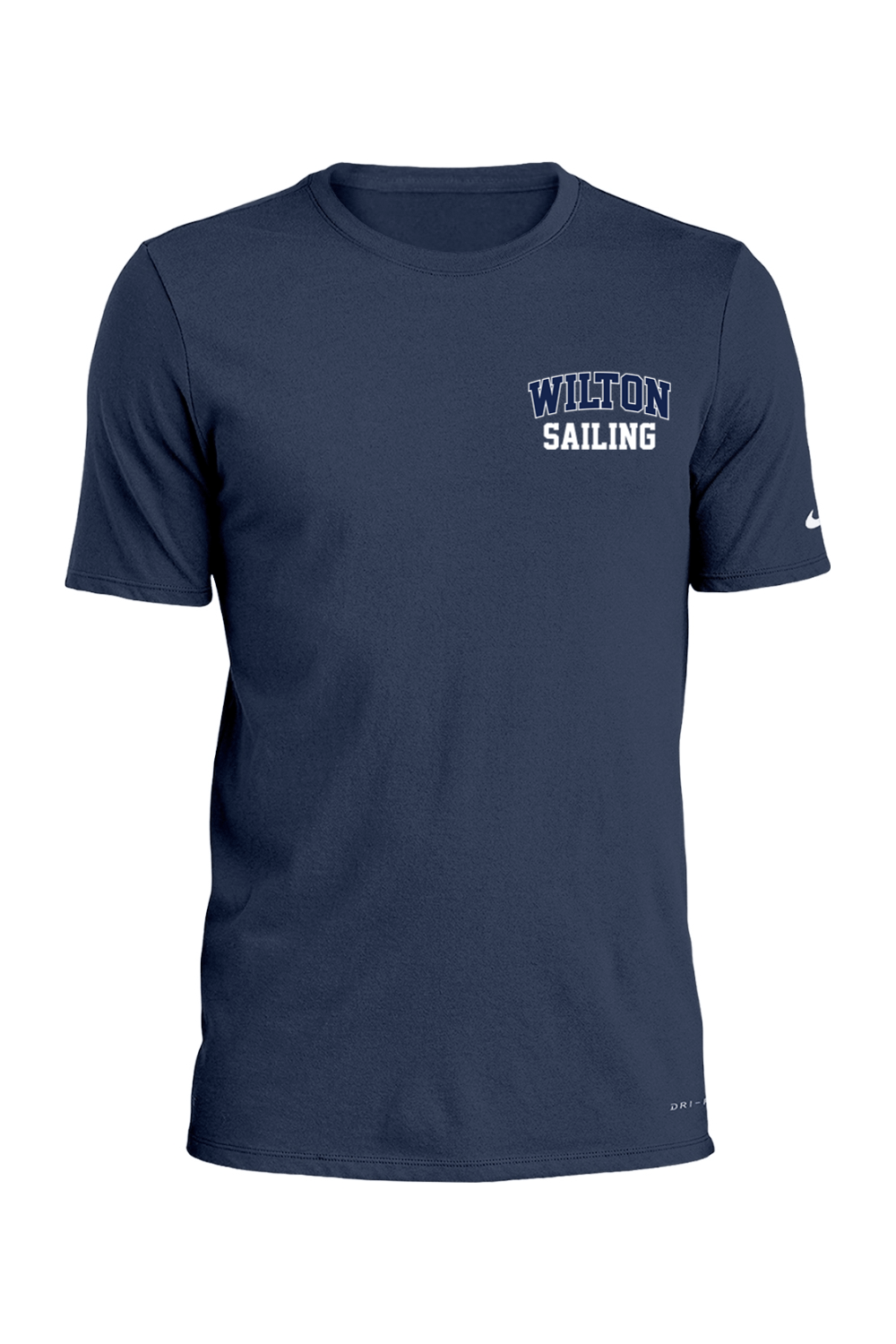 Wilton High School Nike Dri-FIT Cotton/Poly Tee Signature Lacrosse