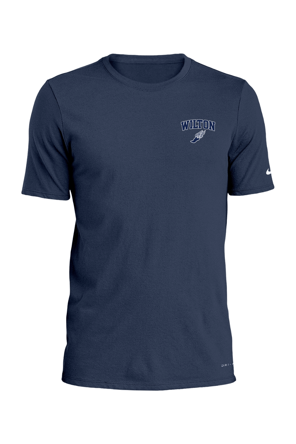 Wilton High School Nike Dri-FIT Cotton/Poly Tee Signature Lacrosse