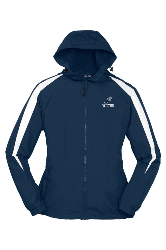 Wilton High School Sport-Tek® Fleece-Lined Colorblock Jacket Signature Lacrosse