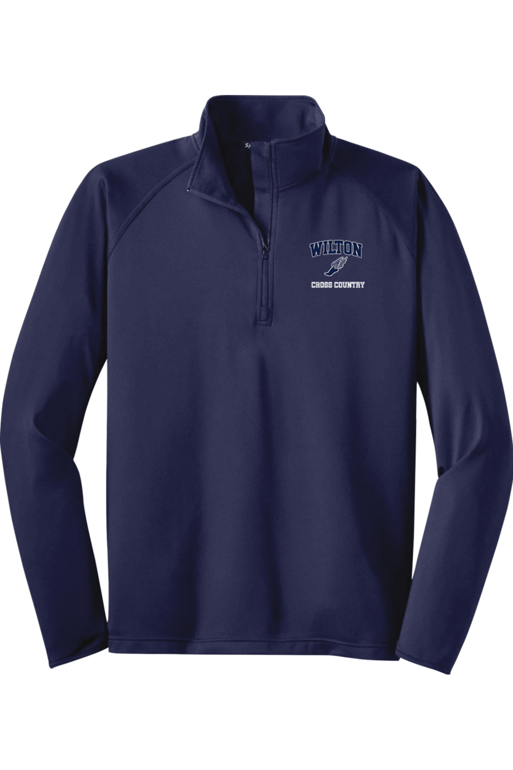 Wilton High School Sport-Tek Sport-Wick Stretch 1/2-Zip Pullover Signature Lacrosse