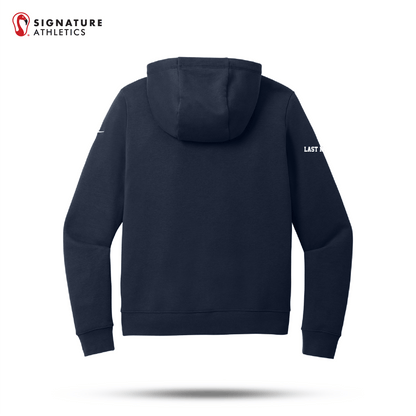 Wilton High School Women's Nike Women's Club Fleece Sleeve Swoosh Pullover Hoodie Sailing Signature Lacrosse