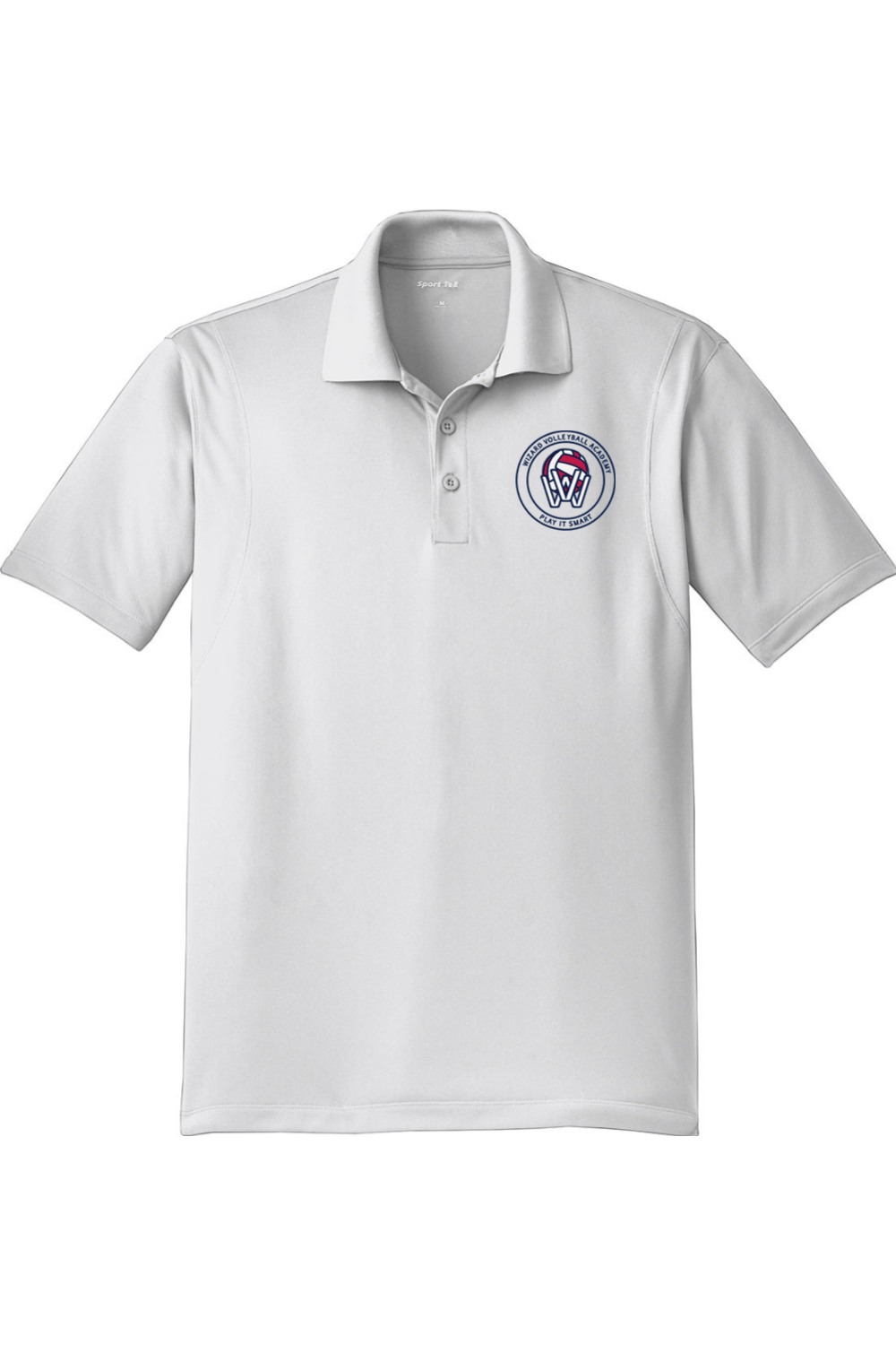 Wizard Volleyball Adult Embroidered Athletic Polo Signature Lacrosse