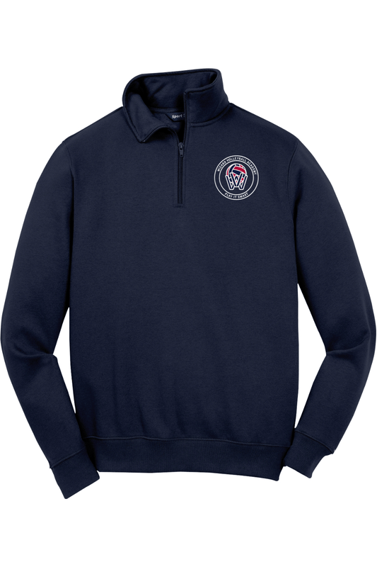 Wizard Volleyball Adult Embroidered Quarter-Zip Pullover Signature Lacrosse