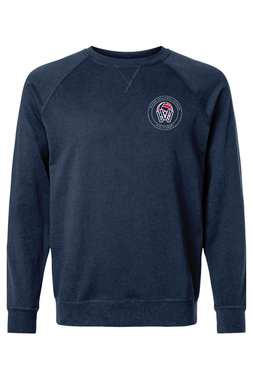 Wizard Volleyball Adult Heavyweight Raglan Long Sleeve Signature Lacrosse